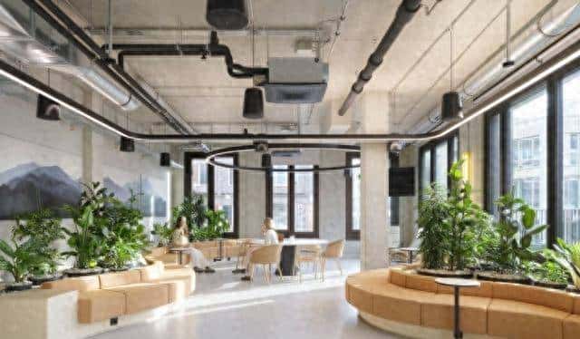 办公楼装修:色彩导航办公空间 用色块定义工作行为模式 - 鹿快