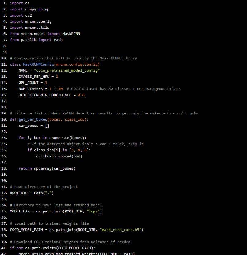 使用Mask R-CNN和Python查找空闲停车位(附完整代码)