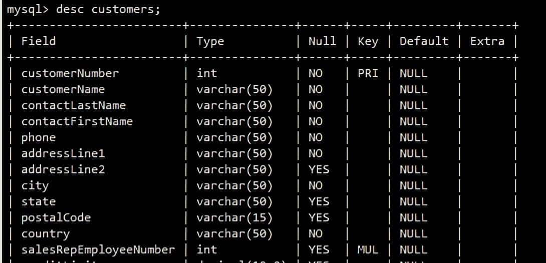 mysql学习3：select基础---单表查询