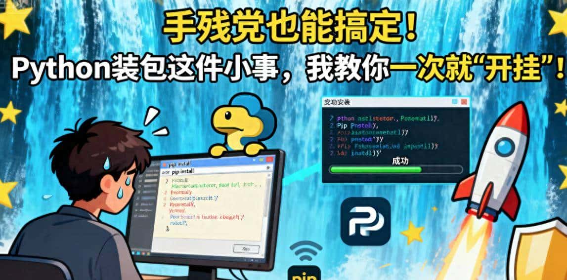 手残党也能搞定!Python 装包这件小事,我教你一次就“开挂”!