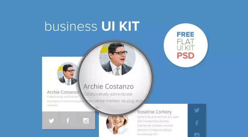 上手可用!25款新鲜出炉的精选免费UI KIT 推荐