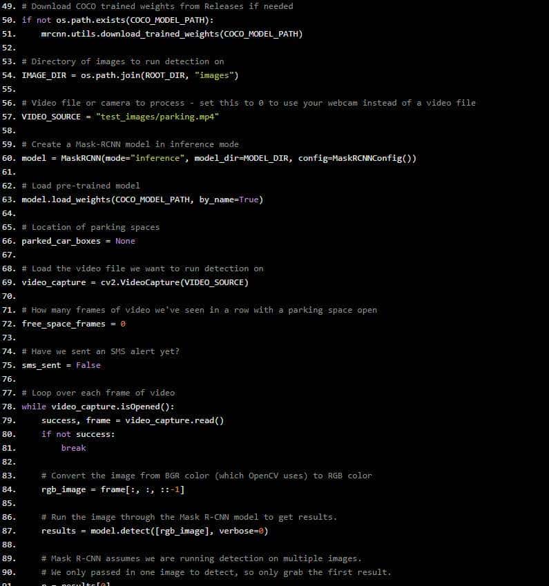 使用Mask R-CNN和Python查找空闲停车位(附完整代码)