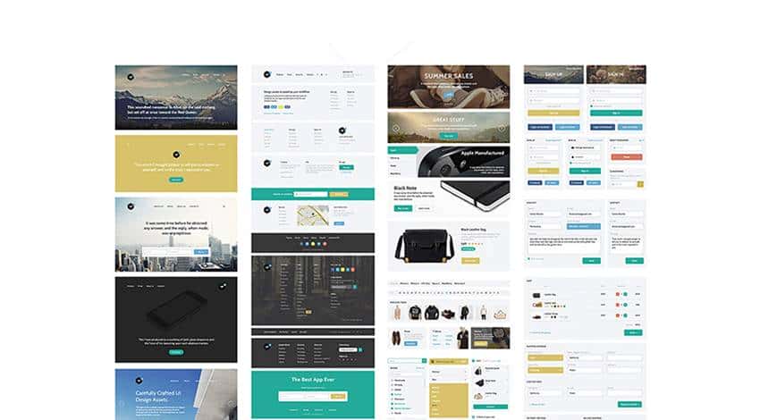 上手可用!25款新鲜出炉的精选免费UI KIT 推荐