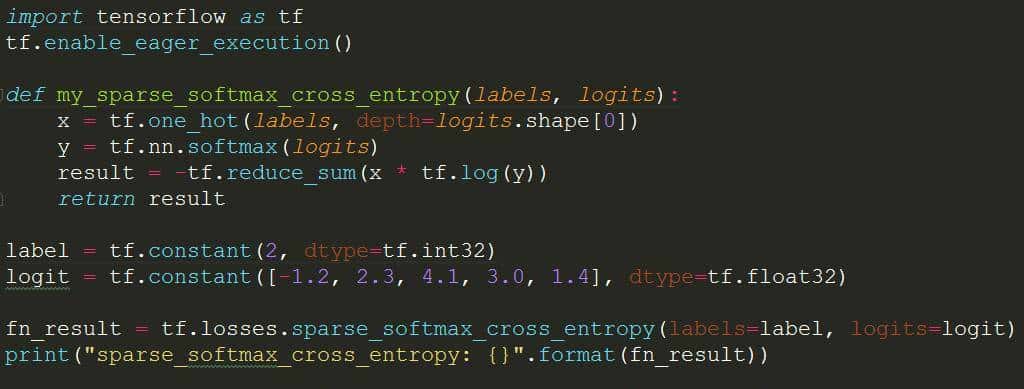 Tensorflow分类loss函数总结