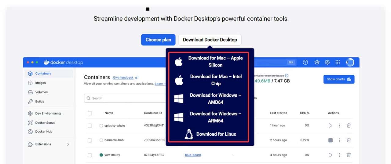 Windows下安装 DockerDesktop
