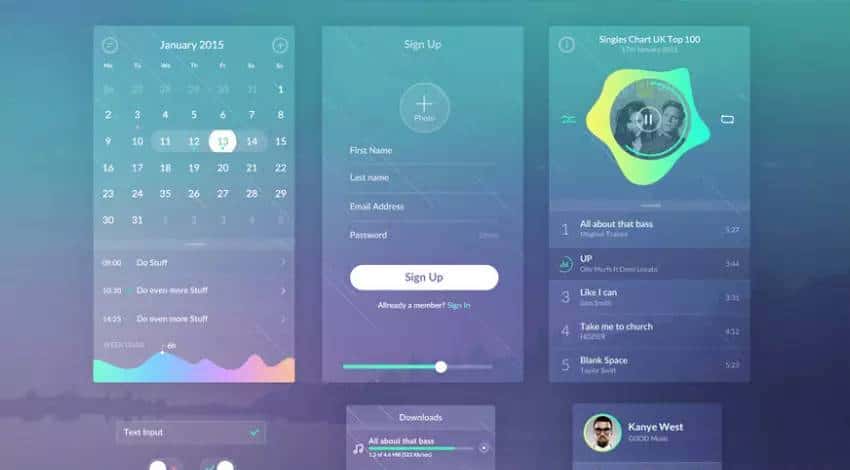 上手可用!25款新鲜出炉的精选免费UI KIT 推荐