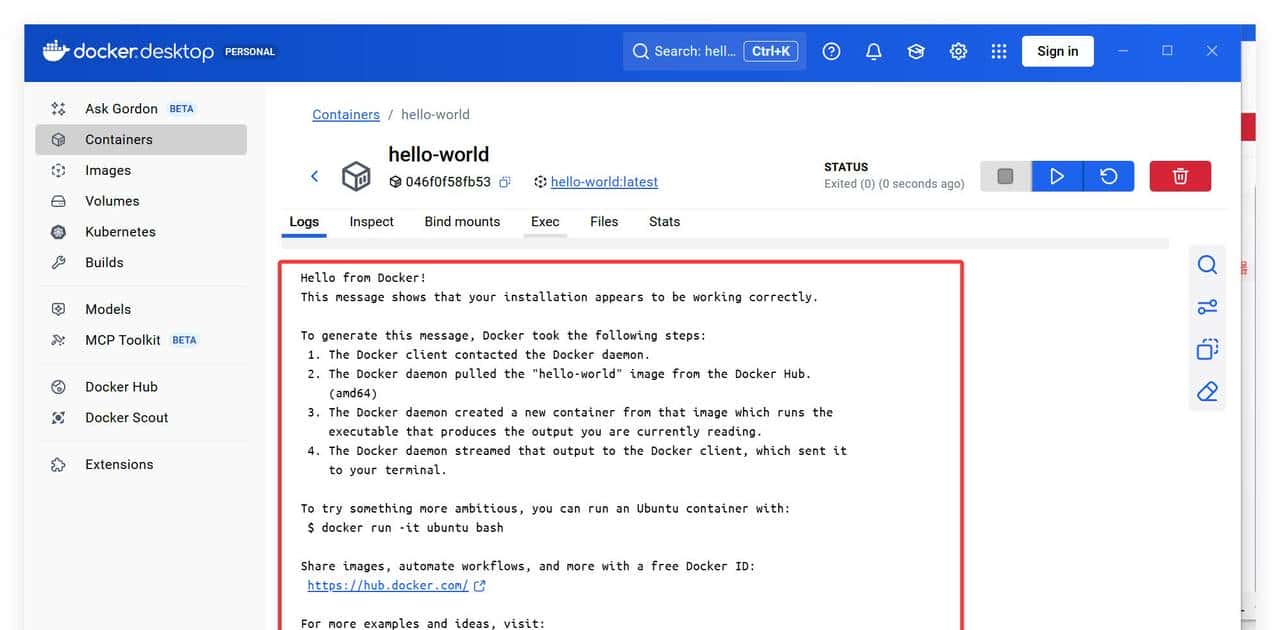 Windows下安装 DockerDesktop