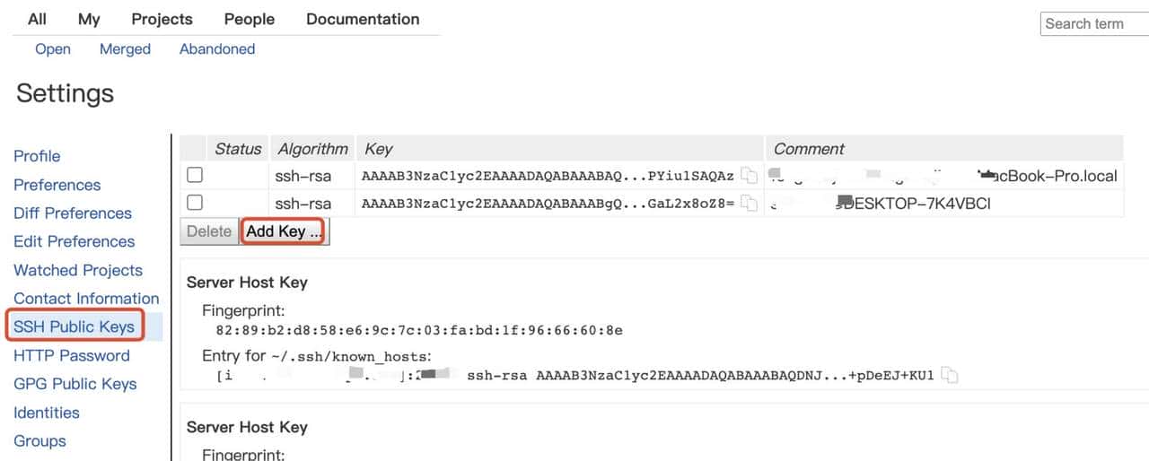 Windows下Gerrit配置SSH KEY