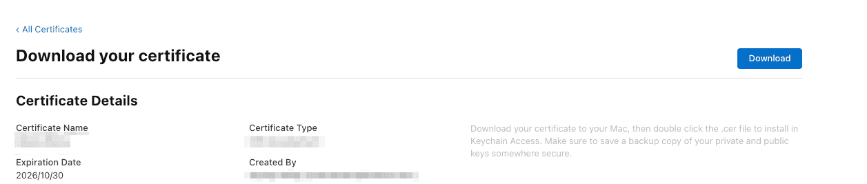图片[8] - 从0到1，带你创建。ios发布证书、开发证书 - 鹿快