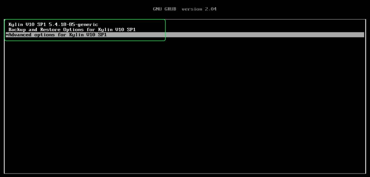 国产银河麒麟系统V10忘记密码重置密码