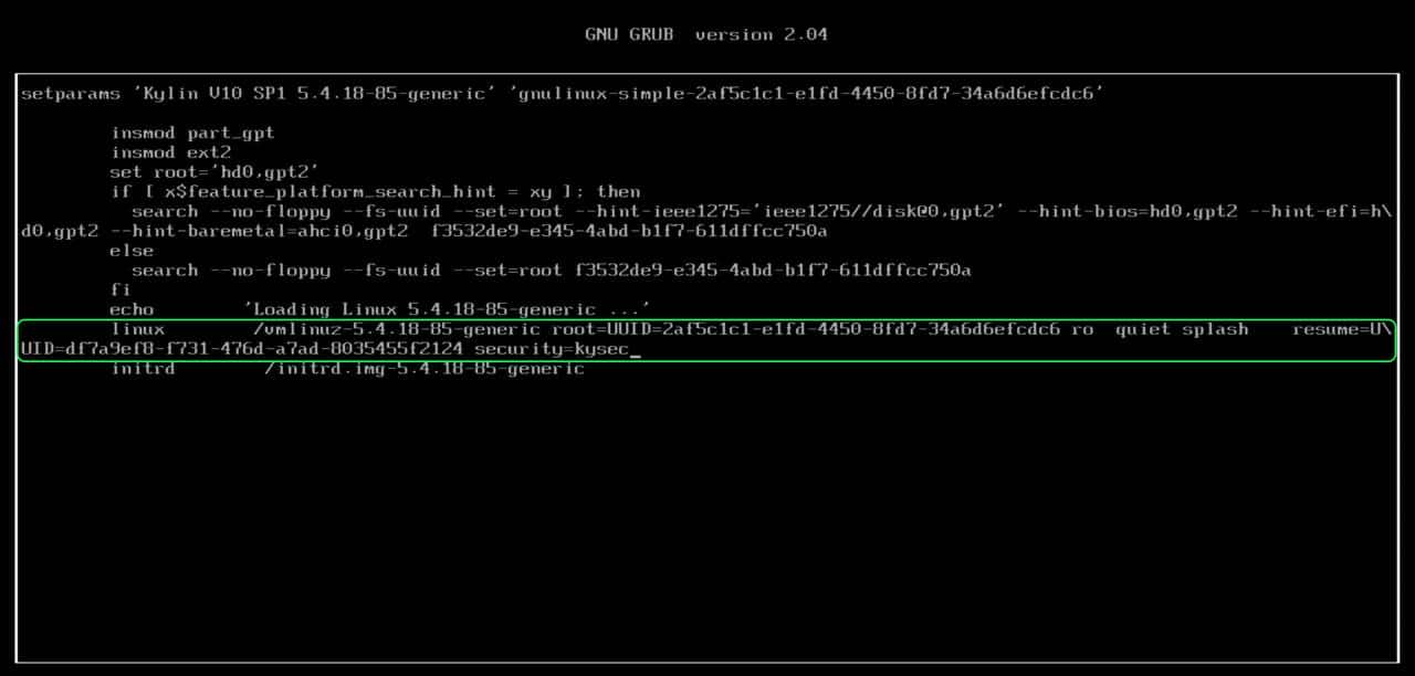 国产银河麒麟系统V10忘记密码重置密码