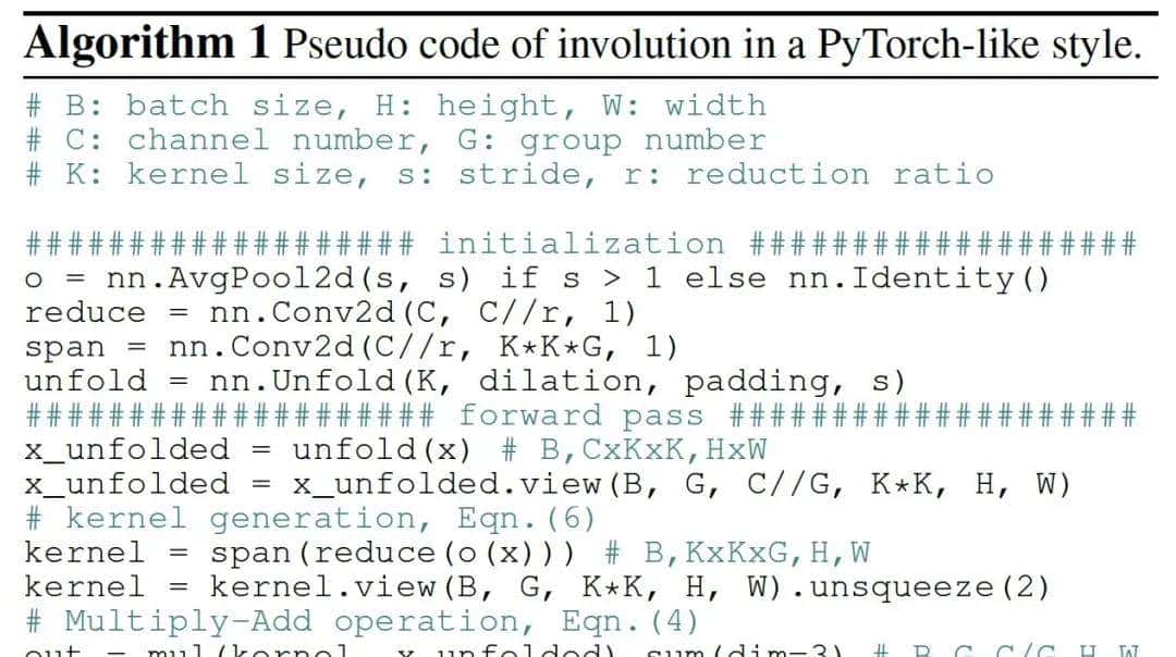 超越卷积、自注意力:强劲的神经网络新算子involution