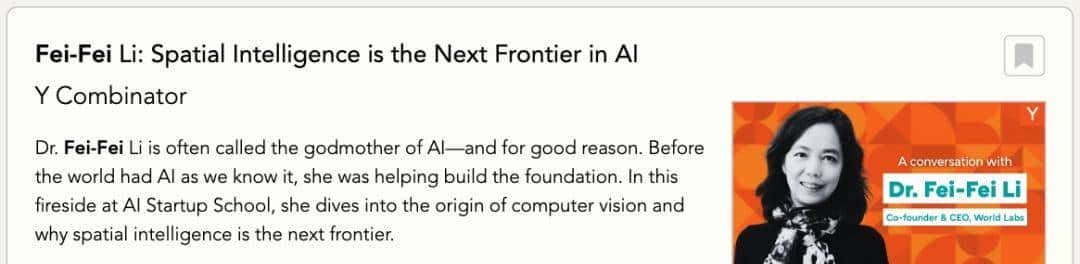 李飞飞的下一个十年：从 ImageNet 到 World Labs，AI 的空间智能时代