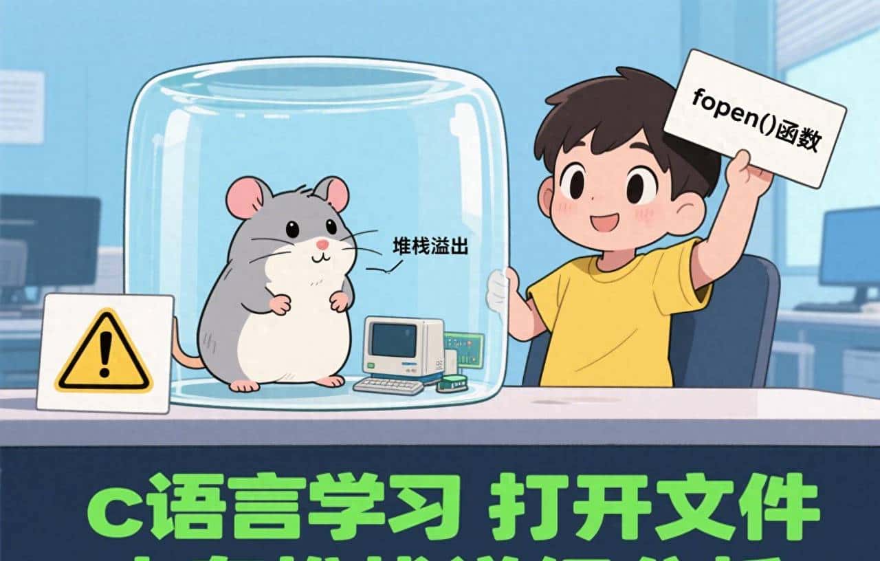 C 语言读取文件操作:堆栈内存的 “仓库管理员” 日常