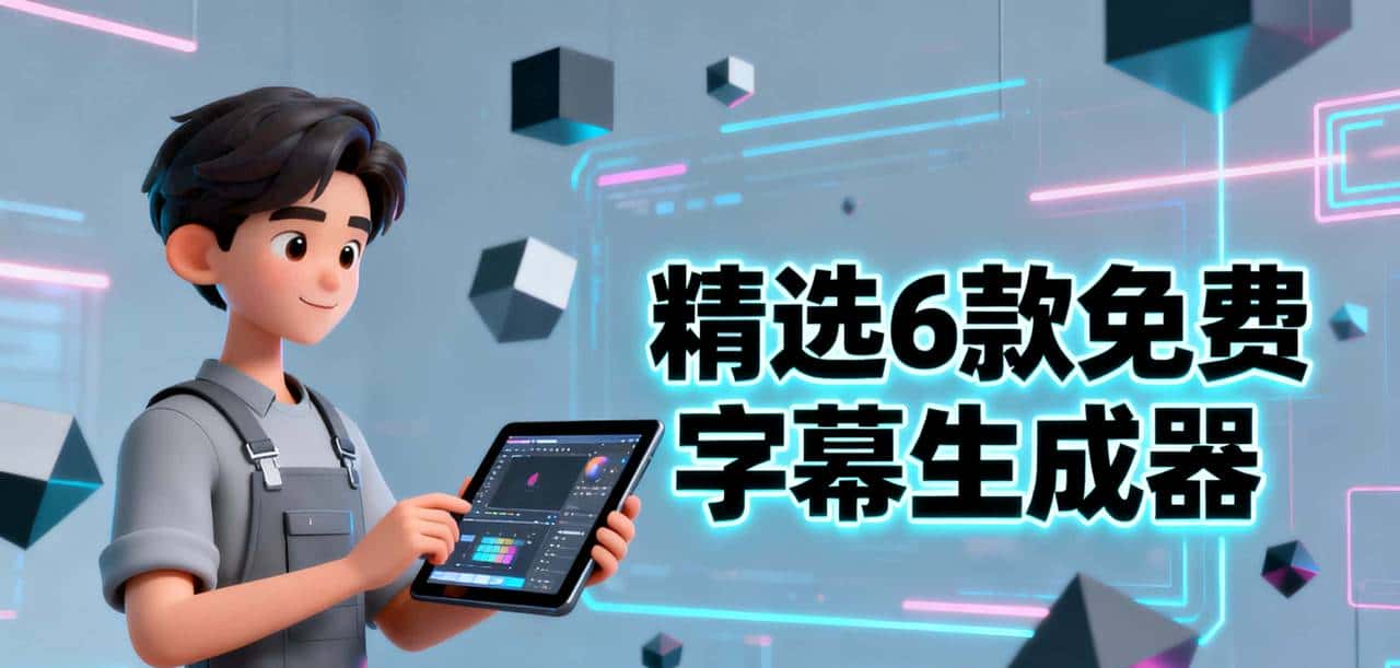 25年6款免费字幕生成器实测:一键提取视频文字 覆盖新手到专业场景 - 鹿快