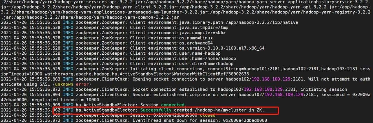 Hadoop3高可用集群搭建