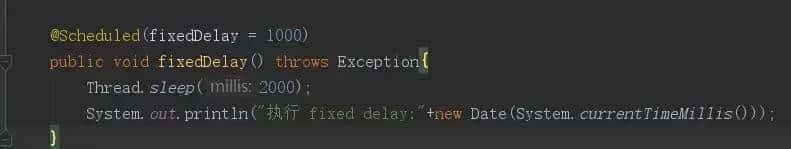 springboot 使用 @Scheduled注解