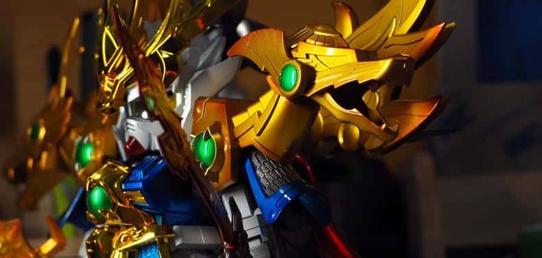 SD比例加大版精涂刘备高达模型