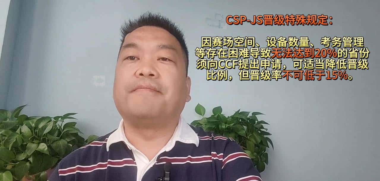 每年信息学奥赛CSP-JS晋级人数是多少？获奖比例分别是多少？
