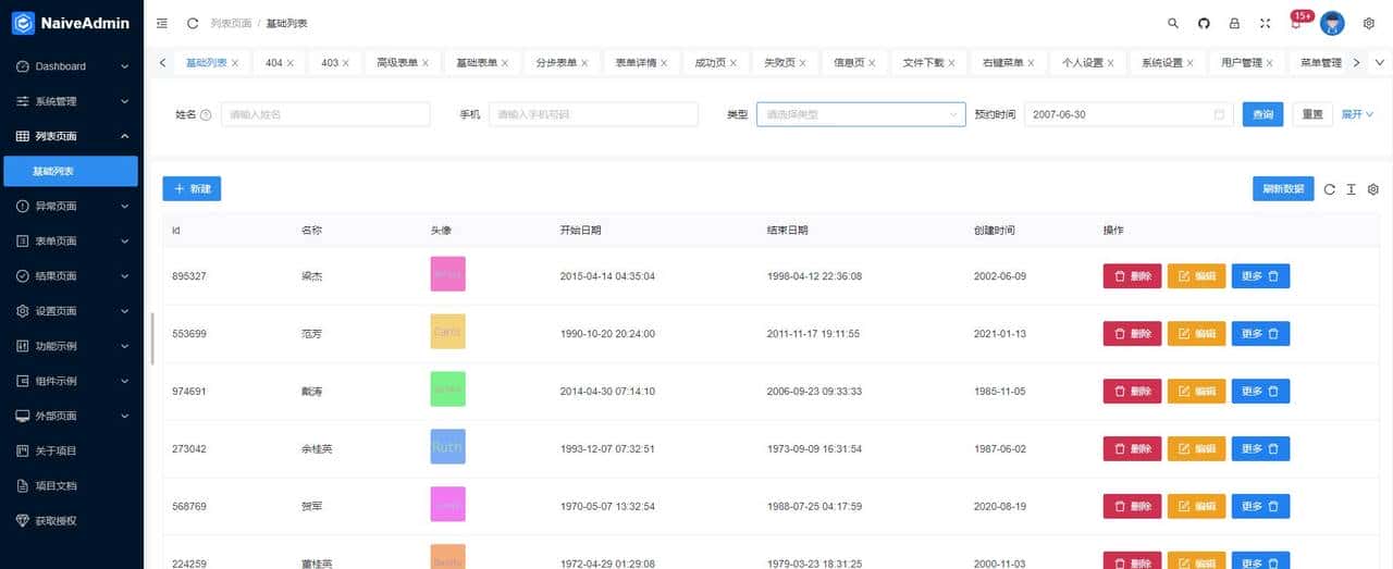 尝鲜 Naiveui 快速构建 Vue3 Ts Vite 中后台解决方案