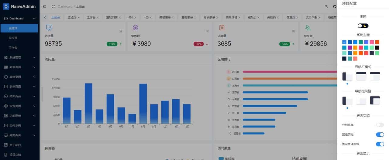 尝鲜 Naiveui 快速构建 Vue3 Ts Vite 中后台解决方案