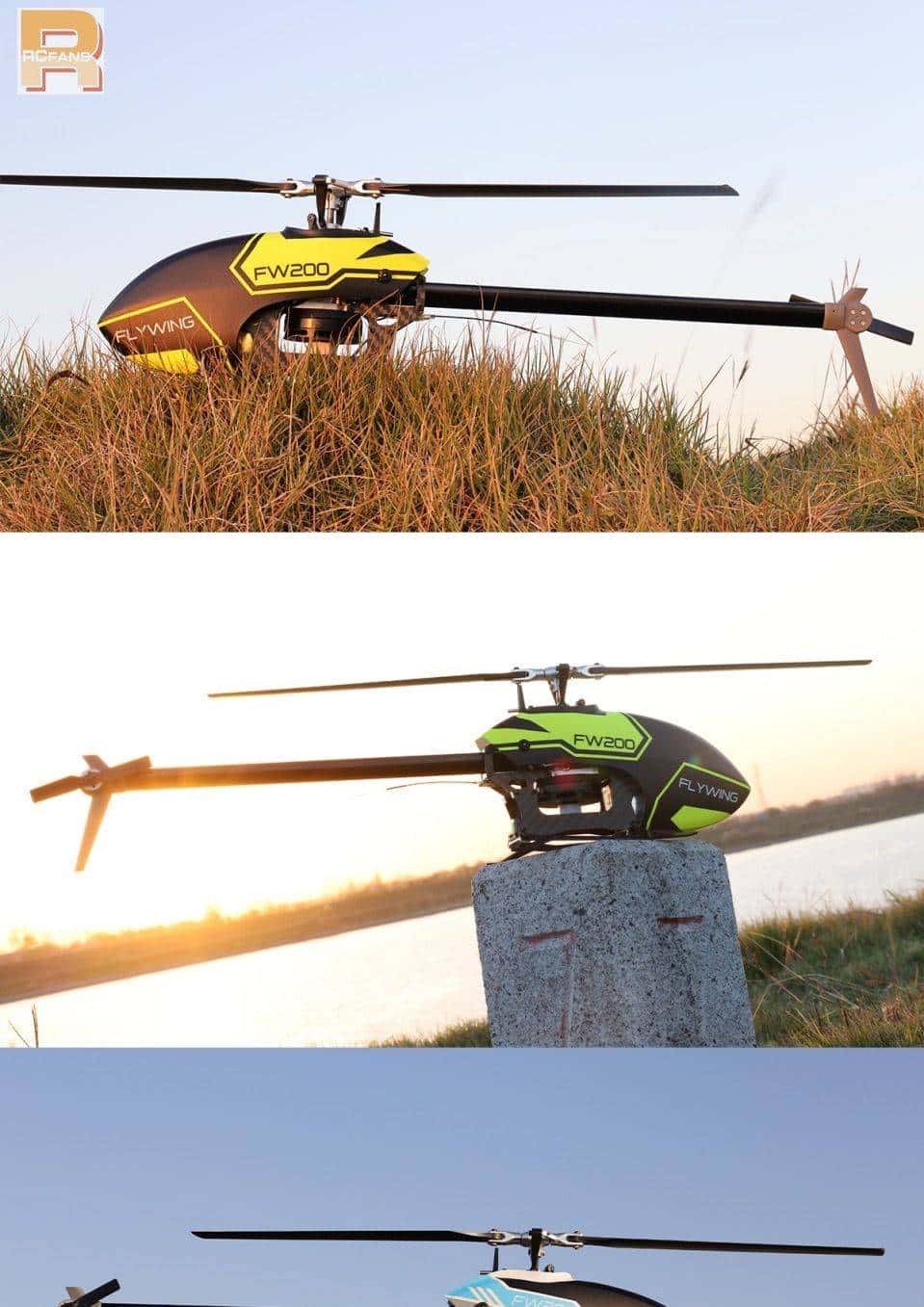 飞翼航空发布FW200智能特技直升机