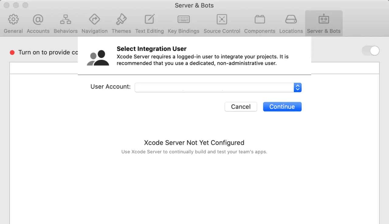 Xcode Server简单介绍(一) —— Xcode Server的安装和配置(一)