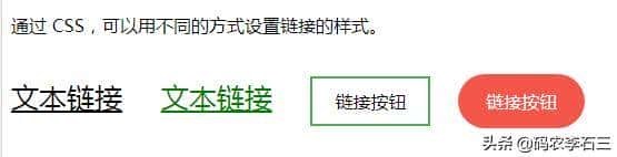 前端入门——css链接样式