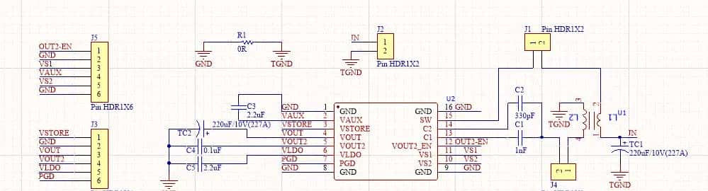 适用于自然环境能量采集的微小电压升压管理电路