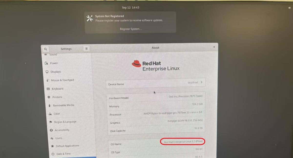 通过Redhat官网下载Red Hat Enterprise Linux 9.3.5镜像文件并安装