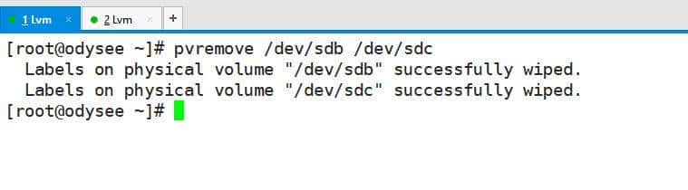 LVM系列篇:删除逻辑卷