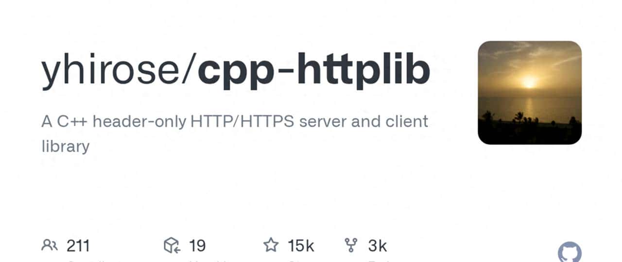 每日GitHub精选：一行 .h 搞定 HTTP/HTTPS 的 C++ 库 - 鹿快