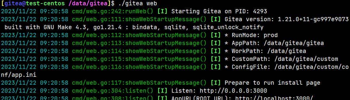 学习笔记-Gitea - 软件环境部署