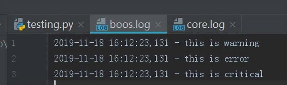 Python日志模块logging