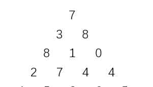 蓝桥杯动态规划练习题--数字三角形