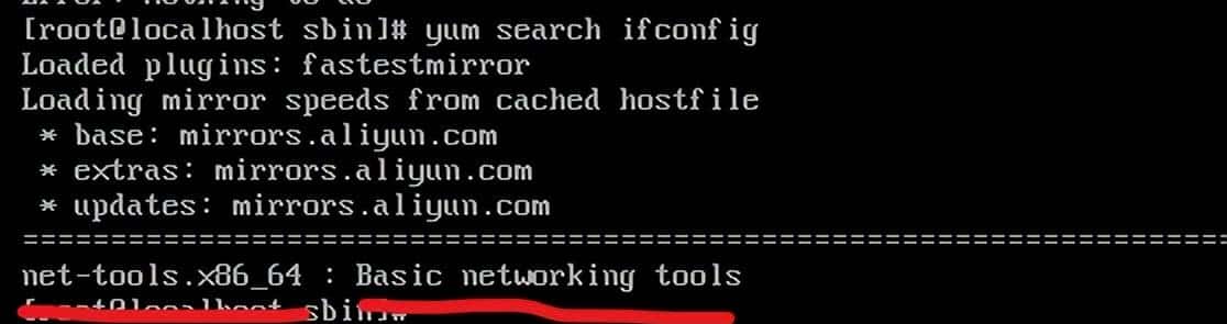 Linux-安装ifconfig
