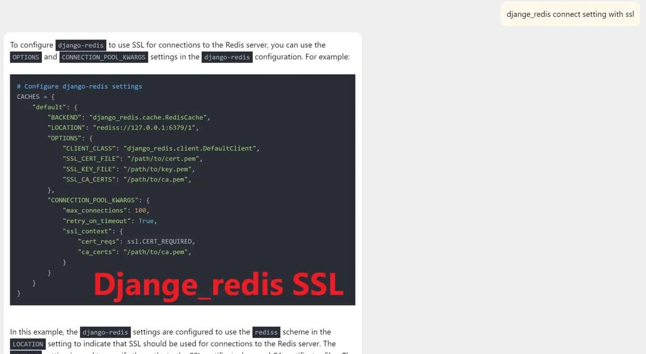 【Azure Cache for Redis】Python Django-Redis连接Azure Redis服务遇上(104, Connection reset by peer )