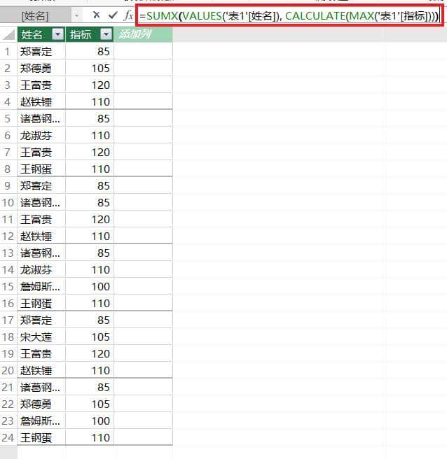 远比 Excel 公式更简单，从表格中提取唯一值并且求和