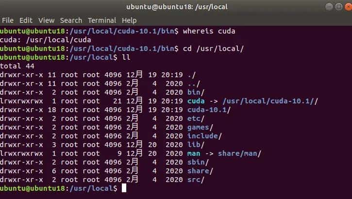 04_如何在 Ubuntu 系统中安装 CUDA