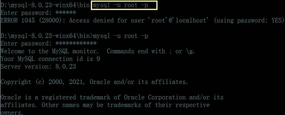 MySQL小白系列~免安装版下载与配置