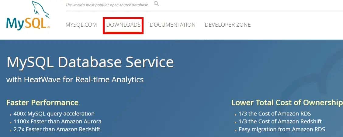 MySQL小白系列~免安装版下载与配置