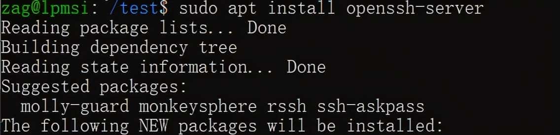 使用SSH终端连接WSL