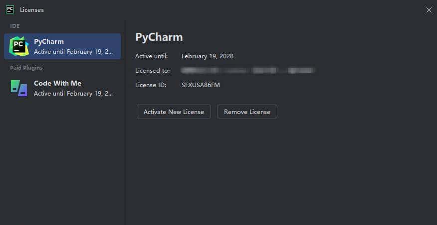 真正能用的激活码pycharm 2024.1.4安装激活成功，文末感谢AI图