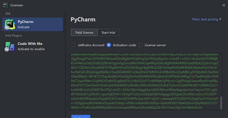 真正能用的激活码pycharm 2024.1.4安装激活成功，文末感谢AI图