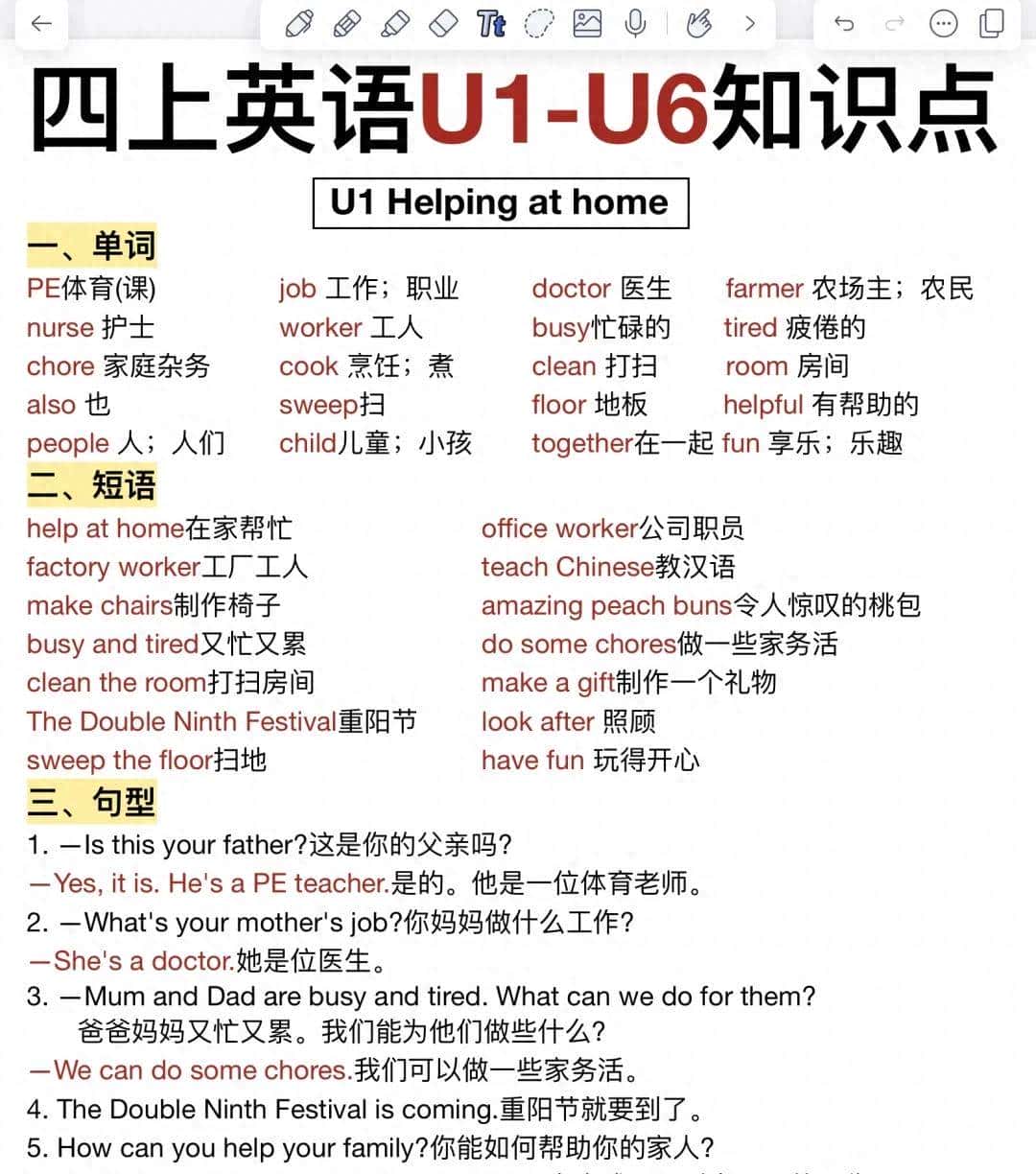 背!四上英语考点,学霸都吃亏了! - 鹿快