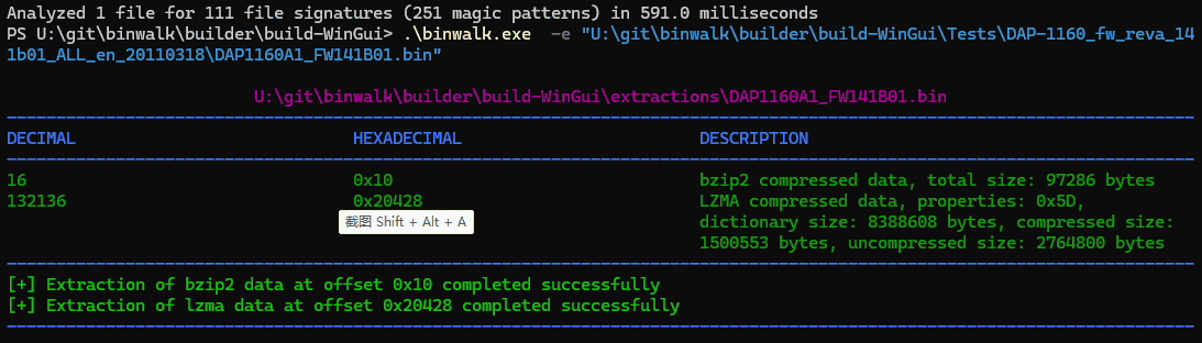 【实战】如何优雅的在Win11/10系统下运行Rust编写的binwalk v3.1.1 - 鹿快