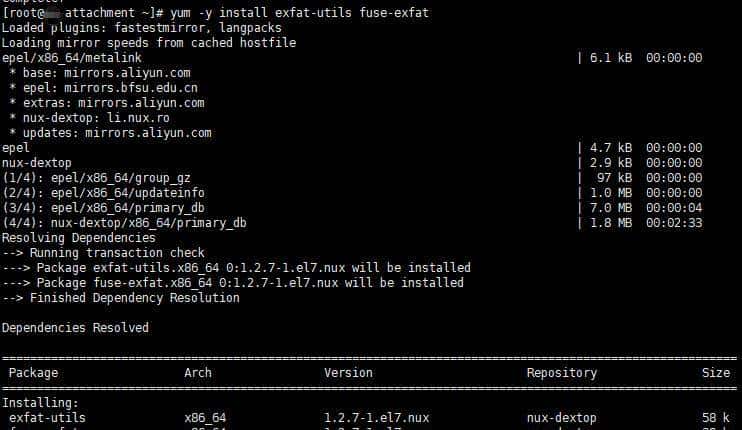 Linux系统如何挂载exFAT分区