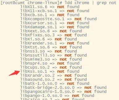 linux上，使用 jvppeteer 启动chrome报错：缺少 libXss.so.1