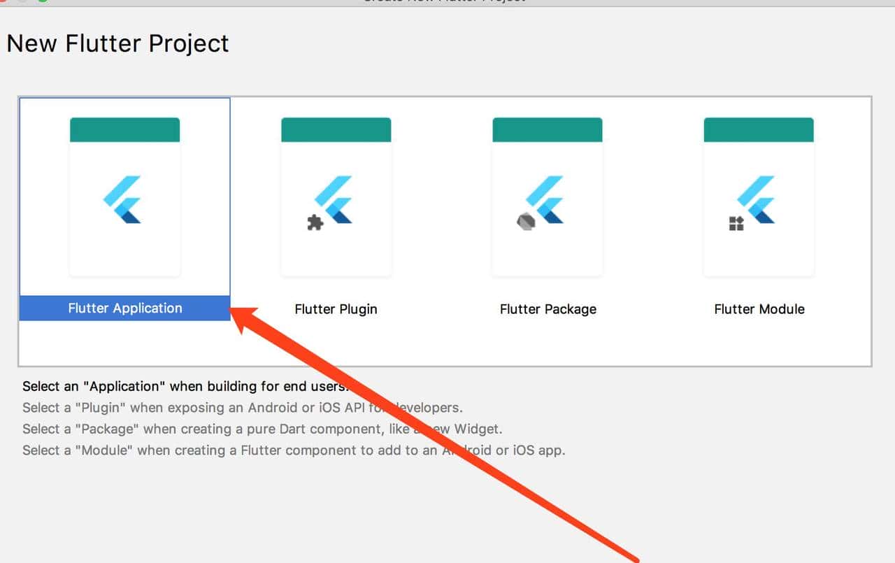 创建属于自己的第一个flutter项目