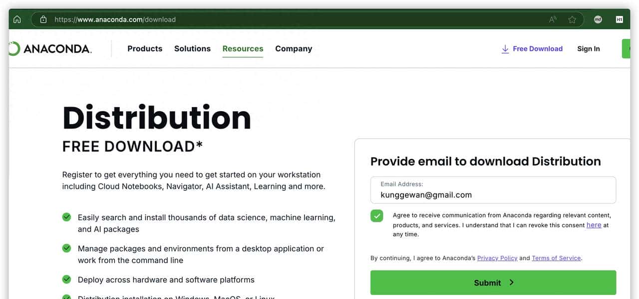 【Python】Mac中Anaconda安装与使用（2025） - 鹿快